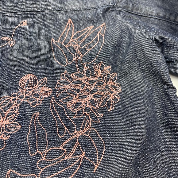 KENZO Junior Denim Jean Designer Top Embroidery 3T - Picture 6 of 15